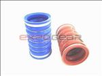 1358202 - SILICON HOSE, AIR RADIATOR - SCANIA 114/ 124.  RED: 3 LAYERS - 12 MONTHS WARRANTY/ BLUE: 4 LAYERS - 18 MONTHS WARRANTY.